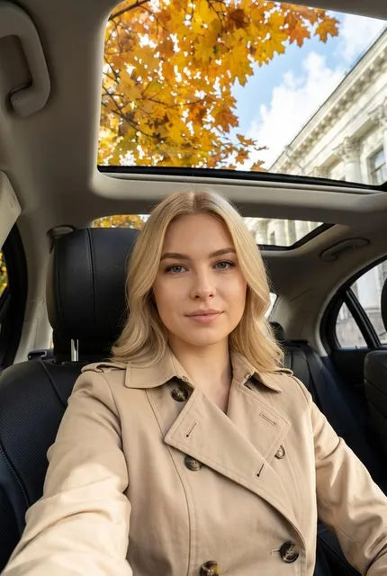 Кадр в машине