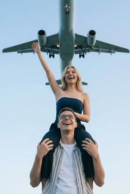 С видом на самолёт