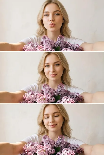 Селфи с сиренью