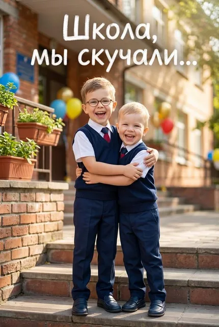 Школа, мы скучали...