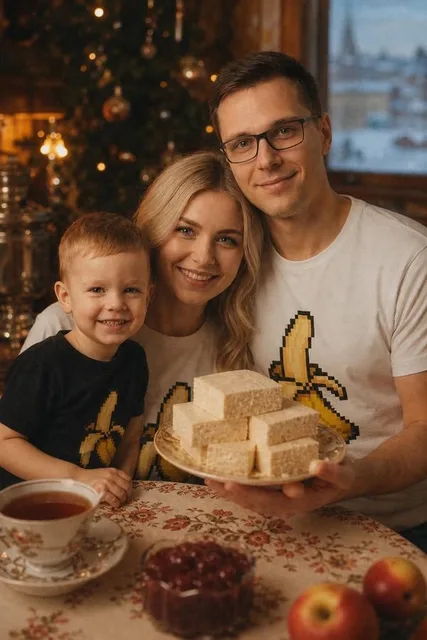 Семейное зимнее чаепитие