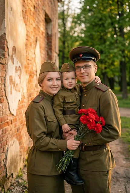 Портрет в исторической военной форме