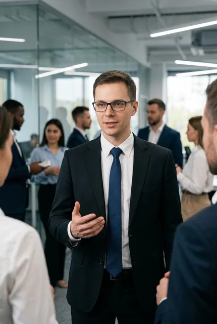 В образе менеджера по продажам