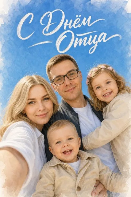 Открытка на День Отца