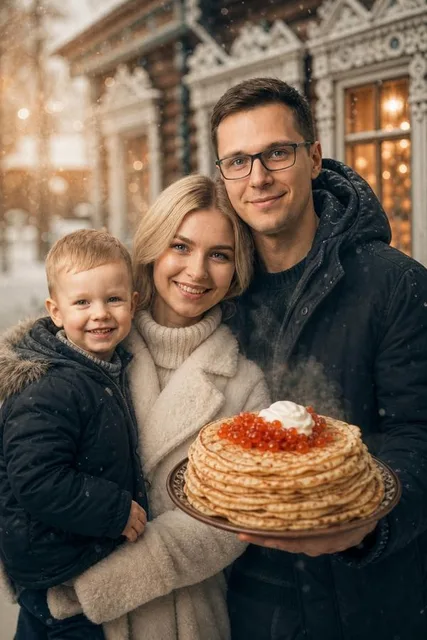 Кадр русской зимы