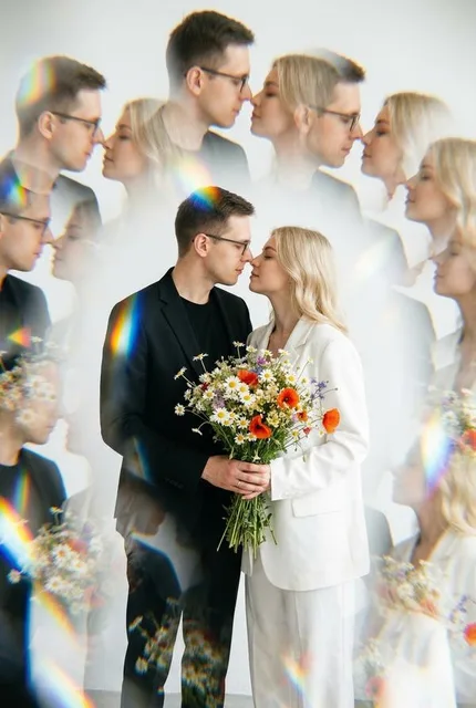 Фотография с эффектом калейдоскопа