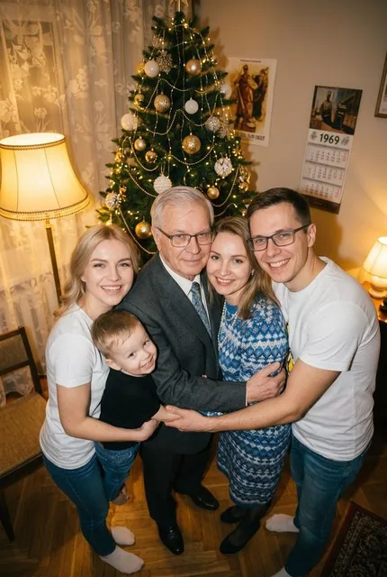 Поколения вашей семьи в одном новогоднем кадре