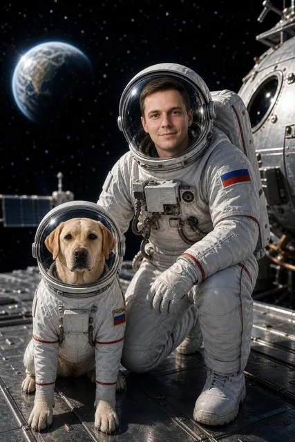 В космосе с вашим питомцем