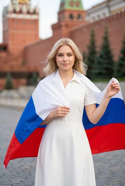 Праздничный портрет ко Дню Флага