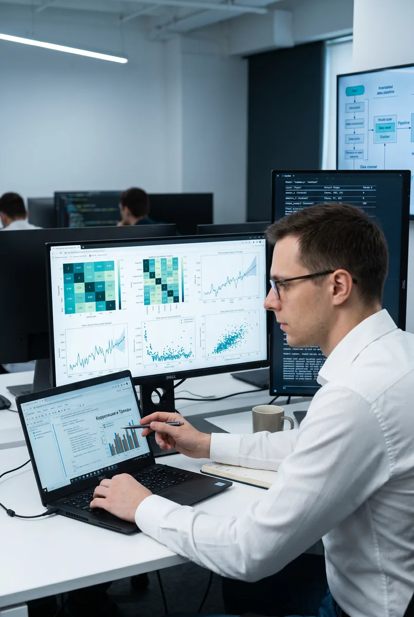 Фото в образе Data Scientist нейросетью — пример обработки фото нейросетью