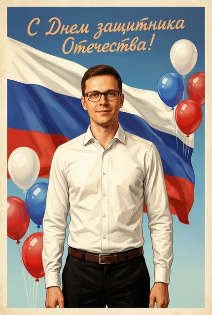 Открытка с Днем защитника Отечества