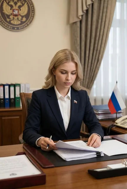 В образе государственного служащего