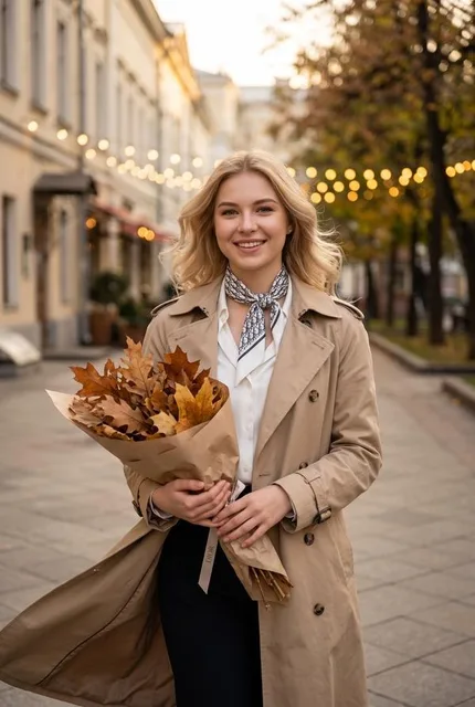 По осеннему бульвару