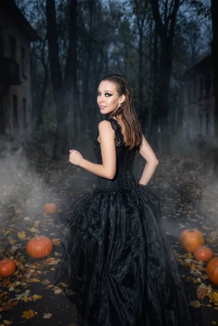 Готический портрет на Хэллоуин в стиле Halloween couture — результат пользователя