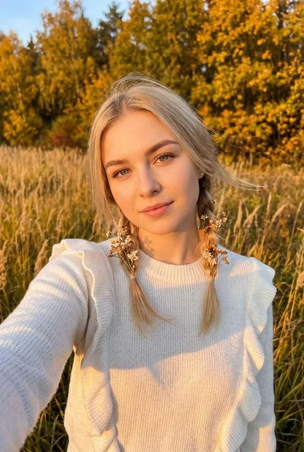 Тёплое осеннее селфи