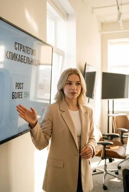 В образе маркетинг-директора