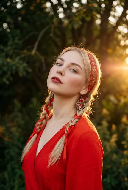 Портрет в красном
