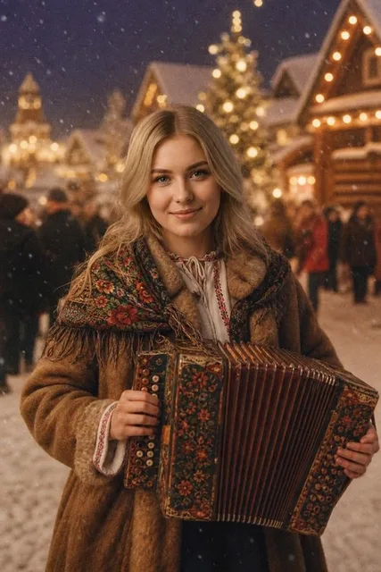 Уютный кадр народного гуляния