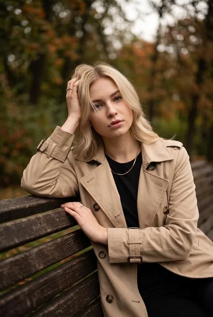 Кадр из осенней фотосессии 