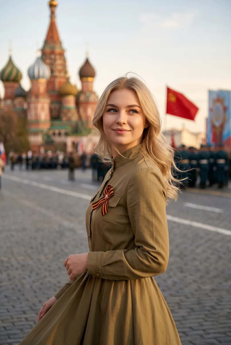 Портрет ко Дню Победы — пример обработки фото нейросетью