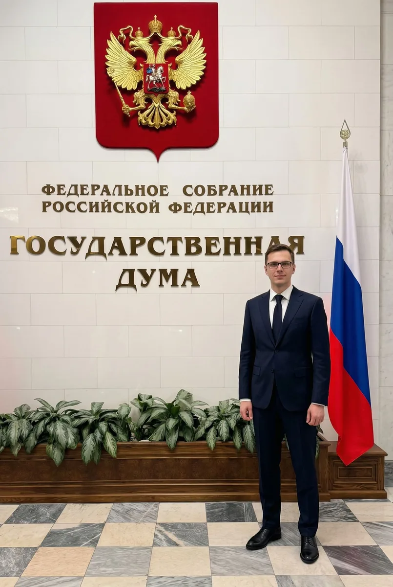 Селфи в Госдуме — пример обработки фото нейросетью