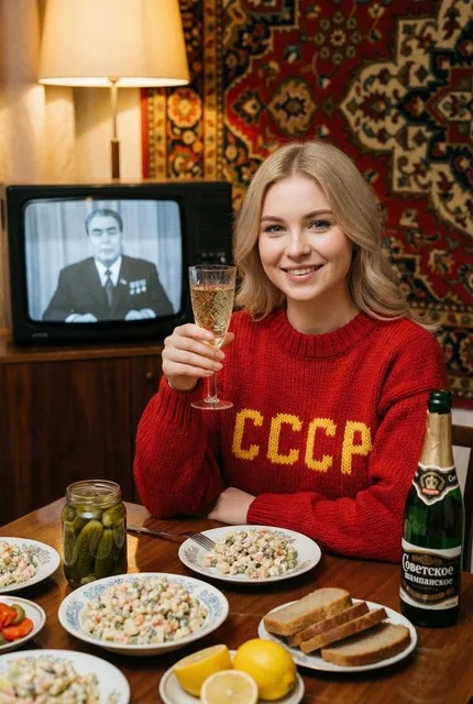 Советское застолье