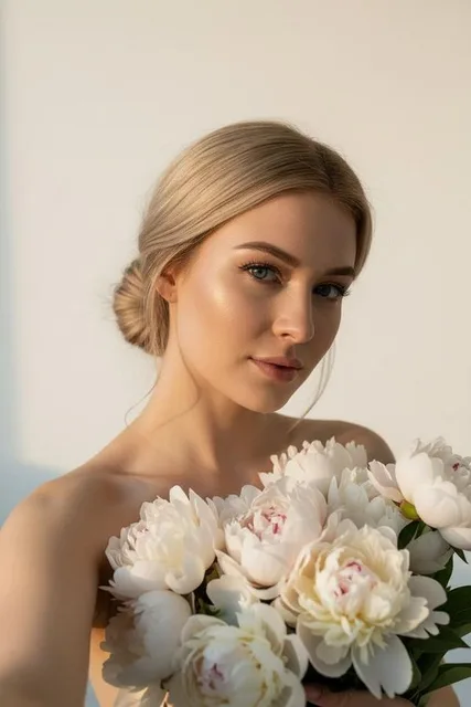 Утреннее селфи с пионами