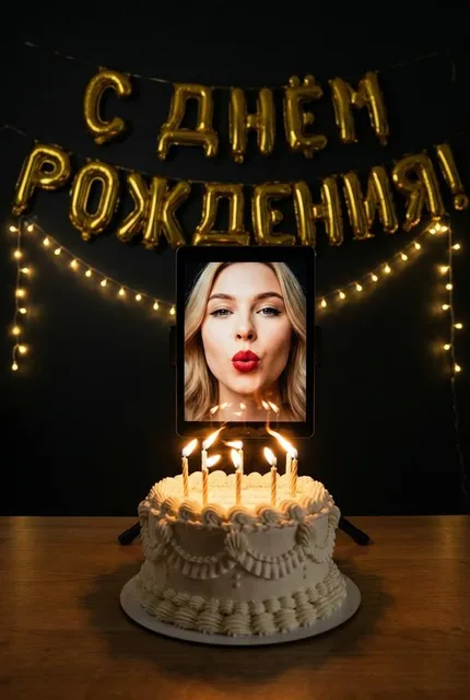 День рождения с экрана
