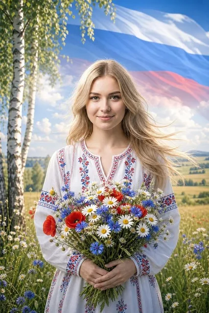 Портрет в честь России