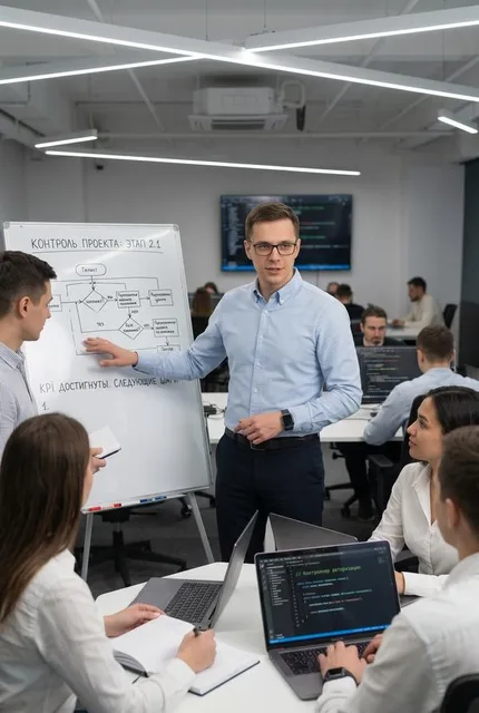 В образе проектного менеджера