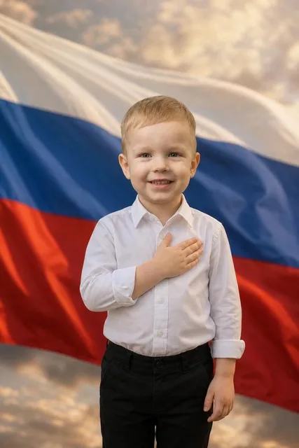 Портрет ко Дню флага России