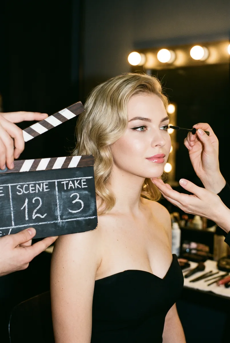 Портрет в стиле backstage-съёмки по вашему фото — пример обработки фото нейросетью