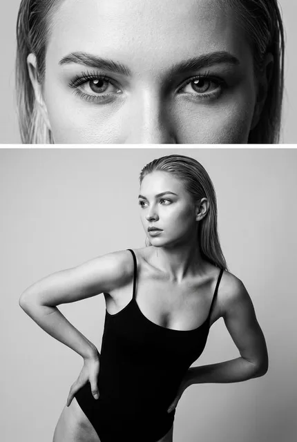 Коллаж в эстетике fashion-съёмки