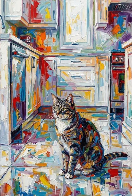 Абстракция маслом