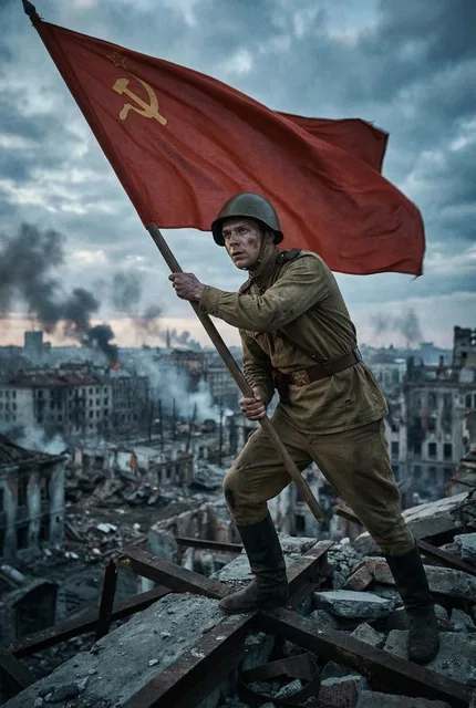 Памятный кадр захвата Берлина