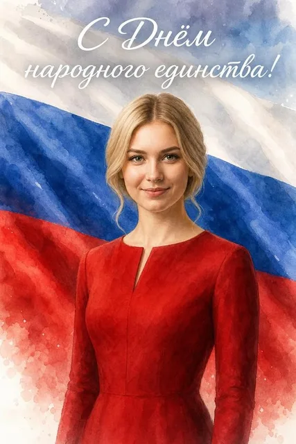 ИИ-открытка ко Дню народного единства