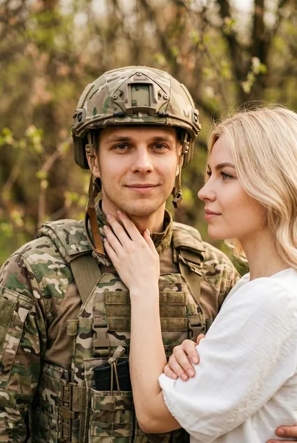 Весенний военный портрет